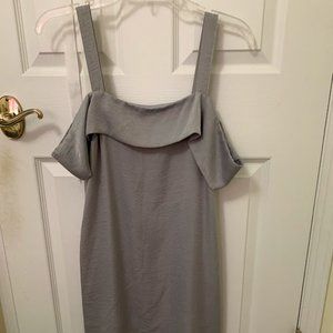 Workhall off shoulder slip dress